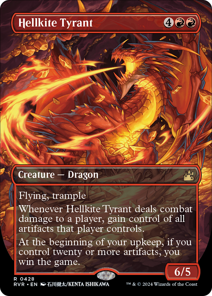 Hellkite Tyrant (Anime Borderless) [Ravnica Remastered] | Cracking-Singles