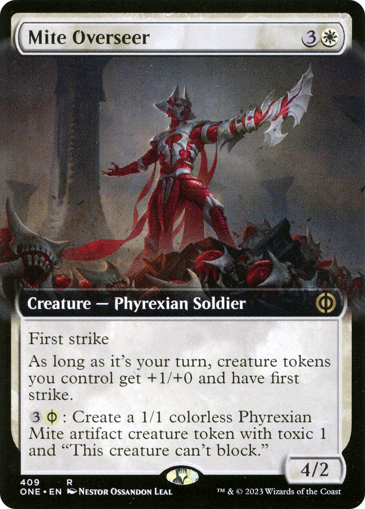 Mite Overseer (Extended Art) [Phyrexia: All Will Be One] | Cracking-Singles