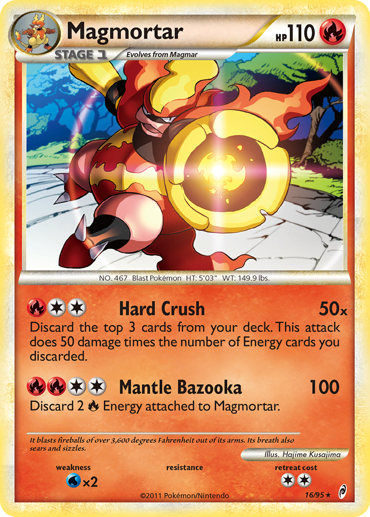 Magmortar (16/95) [HeartGold & SoulSilver: Call of Legends] | Cracking-Singles