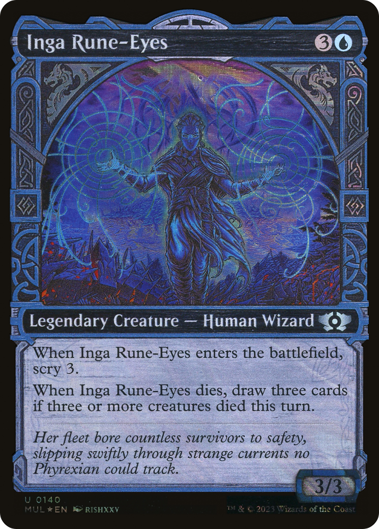 Inga Rune-Eyes (Halo Foil) [Multiverse Legends] | Cracking-Singles