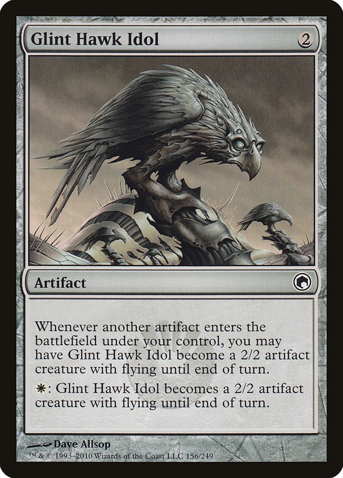 Glint Hawk Idol [Scars of Mirrodin] | Cracking-Singles