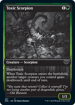 Toxic Scorpion [Innistrad: Double Feature] | Cracking-Singles