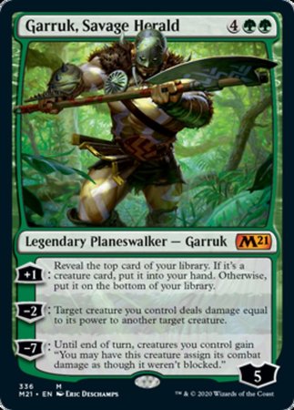 Garruk, Savage Herald [Core Set 2021] | Cracking-Singles