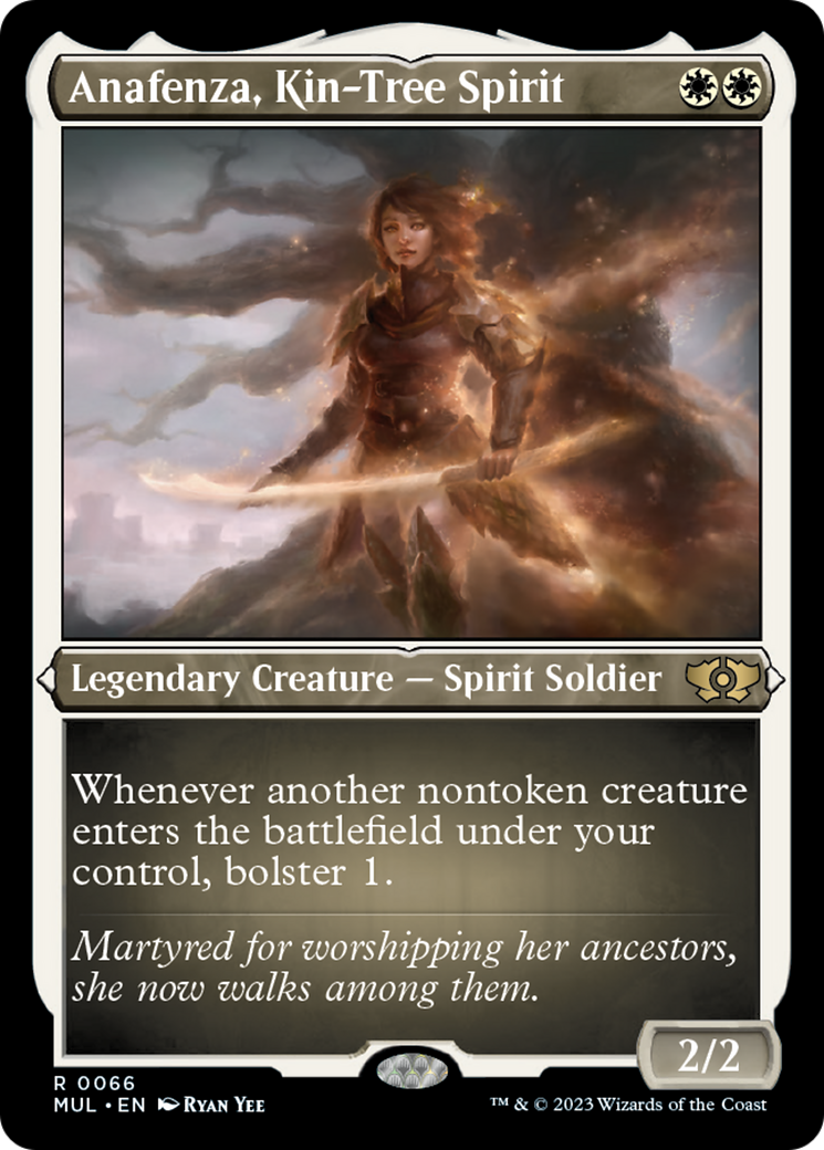 Anafenza, Kin-Tree Spirit (Foil Etched) [Multiverse Legends] | Cracking-Singles