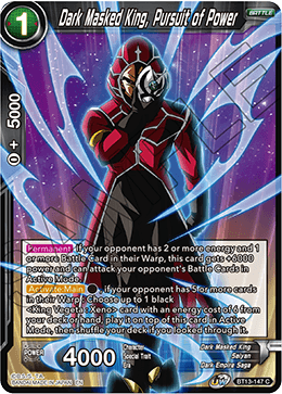 Dark Masked King, Pursuit of Power (Common) [BT13-147] | Cracking-Singles