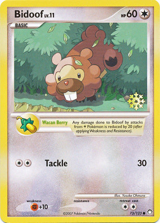 Bidoof (73/123) [Countdown Calendar Promos] | Cracking-Singles