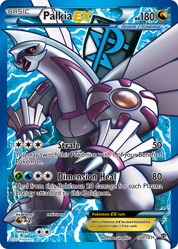 Palkia EX (100/101) [Black & White: Plasma Blast] | Cracking-Singles