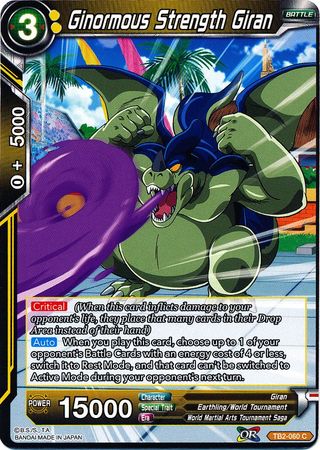 Ginormous Strength Giran [TB2-060] | Cracking-Singles