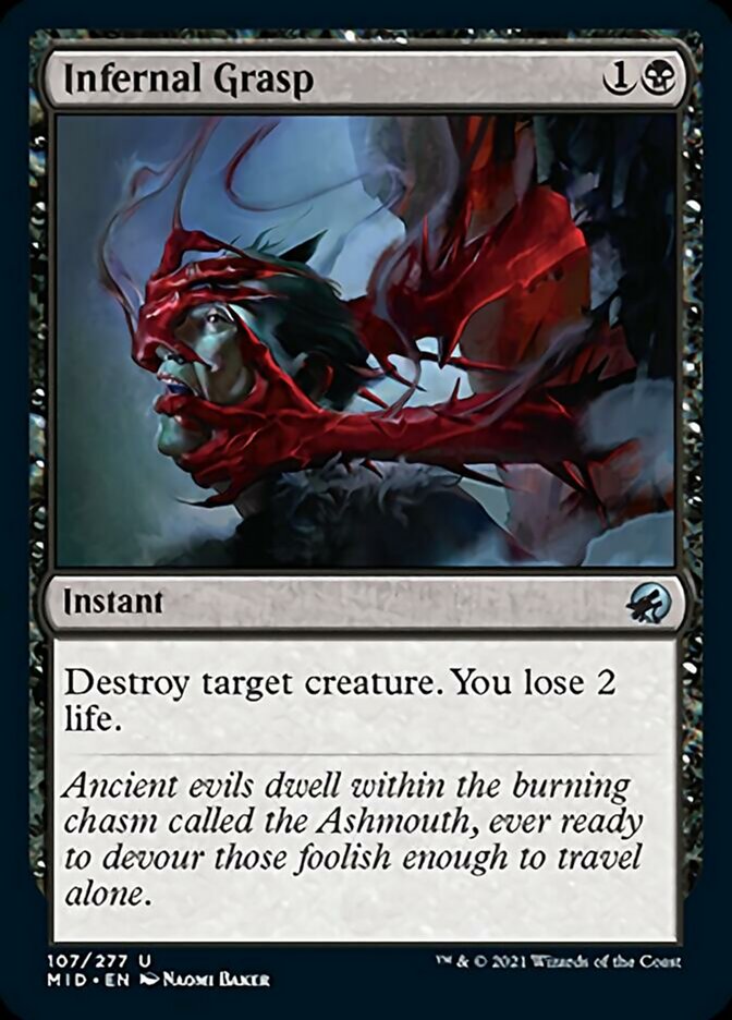 Infernal Grasp [Innistrad: Midnight Hunt] | Cracking-Singles