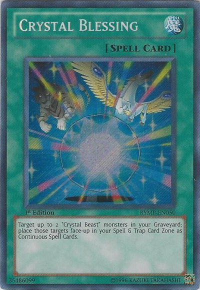 Crystal Blessing [RYMP-EN050] Secret Rare | Cracking-Singles