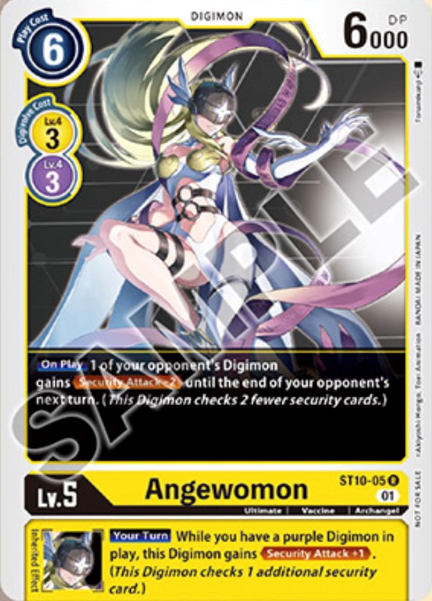 Angewomon [ST10-05] (Tamer Goods Set Angewomon & LadyDevimon) [Starter Deck: Parallel World Tactician Promos] | Cracking-Singles