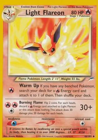 Light Flareon (46/105) [Neo Destiny Unlimited] | Cracking-Singles