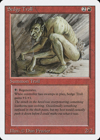 Sedge Troll [Revised Edition] | Cracking-Singles