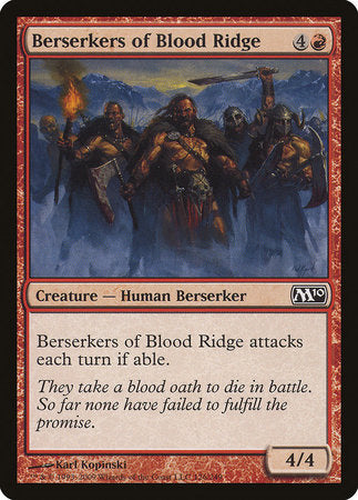 Berserkers of Blood Ridge [Magic 2010] | Cracking-Singles