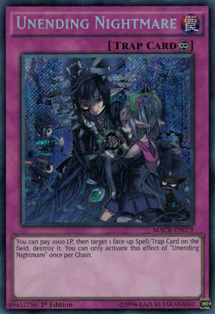 Unending Nightmare [MACR-EN079] Secret Rare | Cracking-Singles