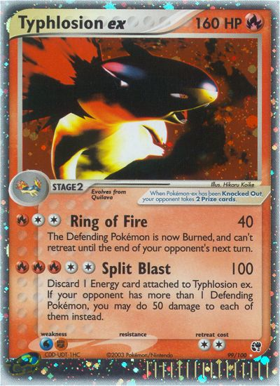 Typhlosion ex (99/100) [EX: Sandstorm] | Cracking-Singles