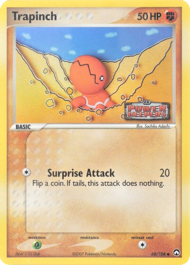 Trapinch (68/108) (Stamped) [EX: Power Keepers] | Cracking-Singles