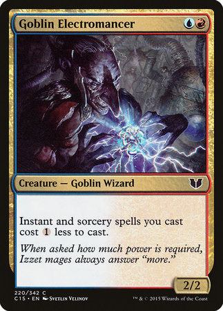 Goblin Electromancer [Commander 2015] | Cracking-Singles