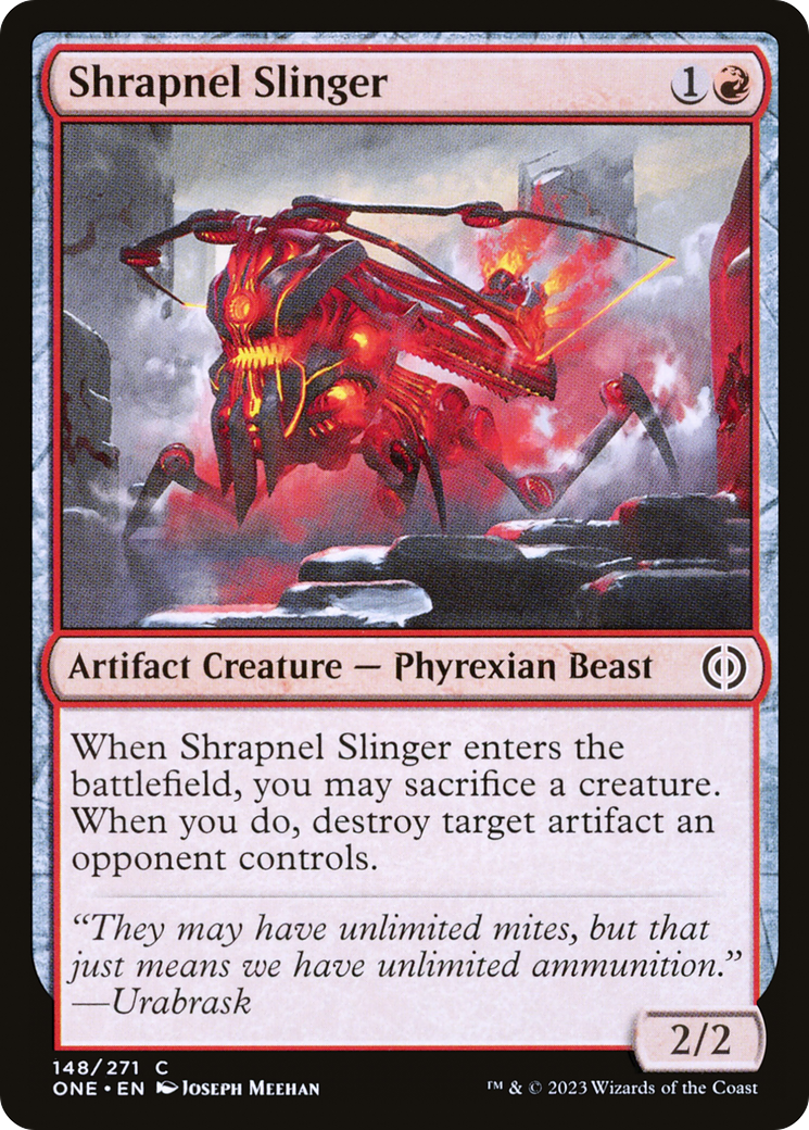 Shrapnel Slinger [Phyrexia: All Will Be One] | Cracking-Singles