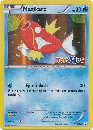 Magikarp (22/83) (Toys R Us Promo) [XY: Generations] | Cracking-Singles