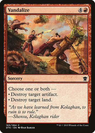 Vandalize [Dragons of Tarkir] | Cracking-Singles