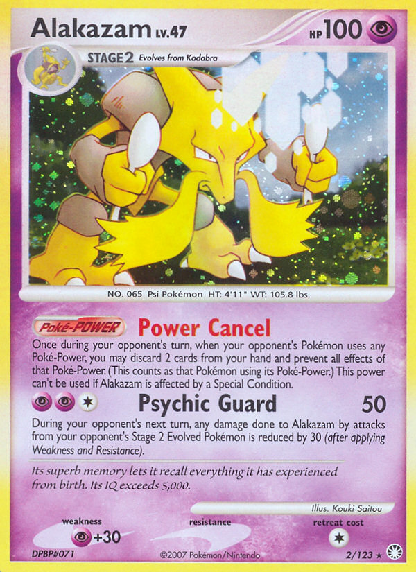 Alakazam (2/123) [Diamond & Pearl: Mysterious Treasures] | Cracking-Singles