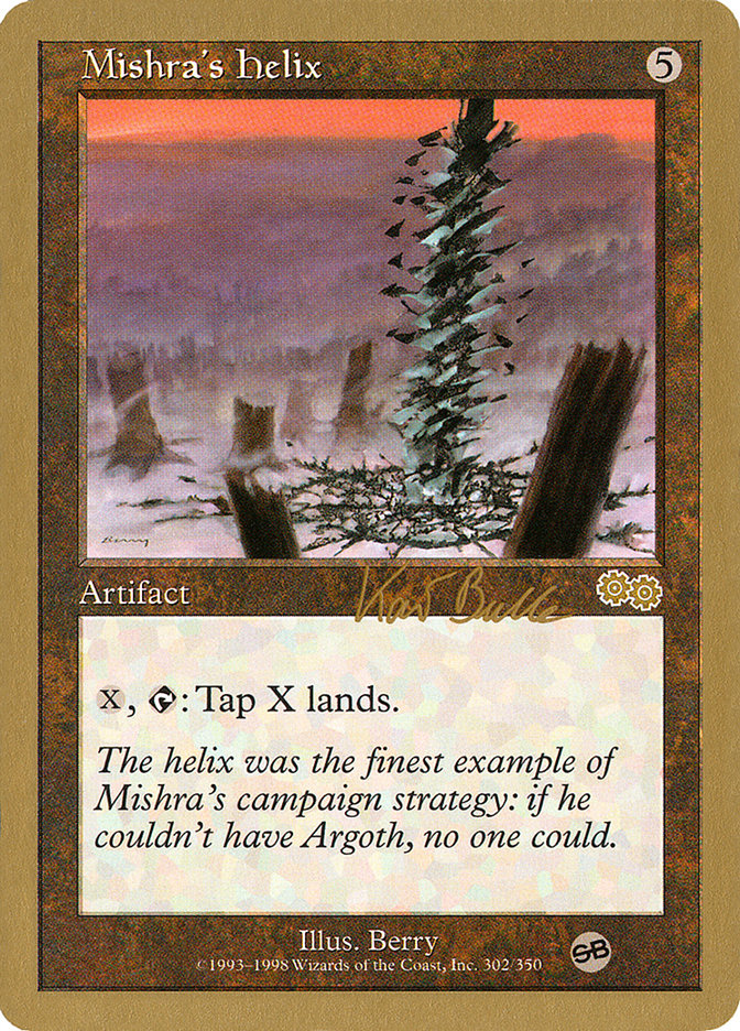 Mishra's Helix (Kai Budde) (SB) [World Championship Decks 1999] | Cracking-Singles