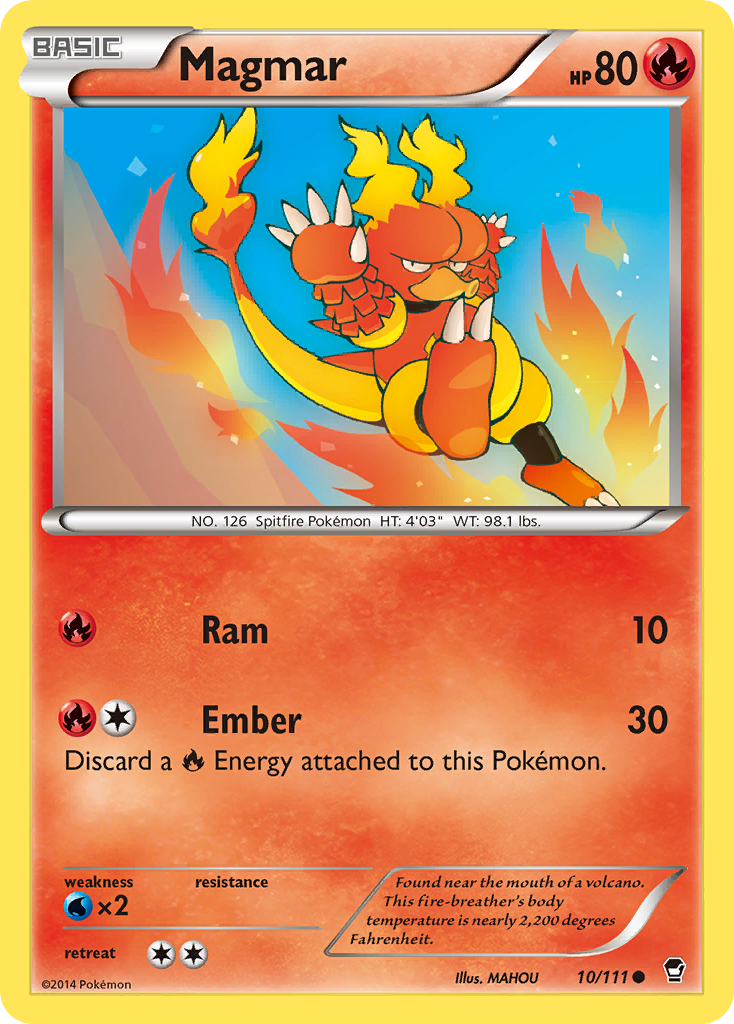 Magmar (10/111) [XY: Furious Fists] | Cracking-Singles