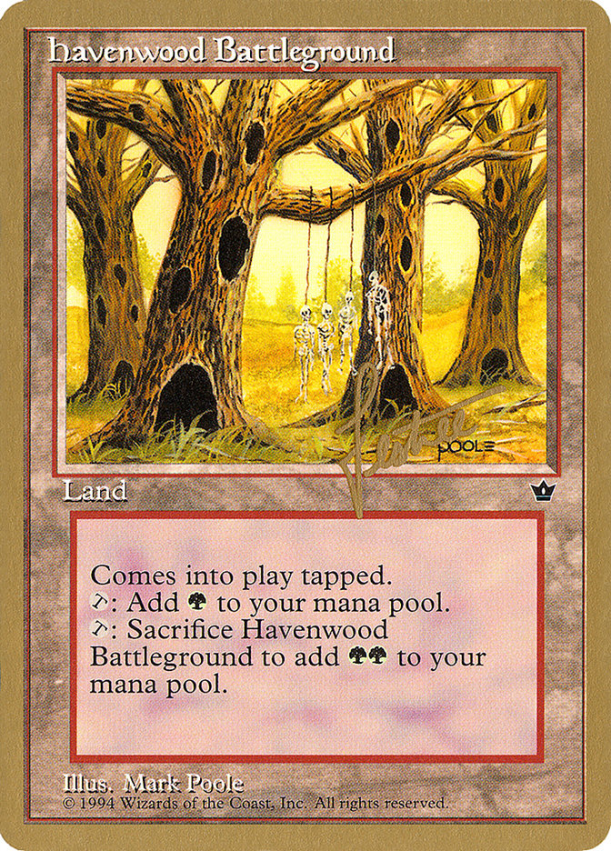 Havenwood Battleground (Bertrand Lestree) [Pro Tour Collector Set] | Cracking-Singles