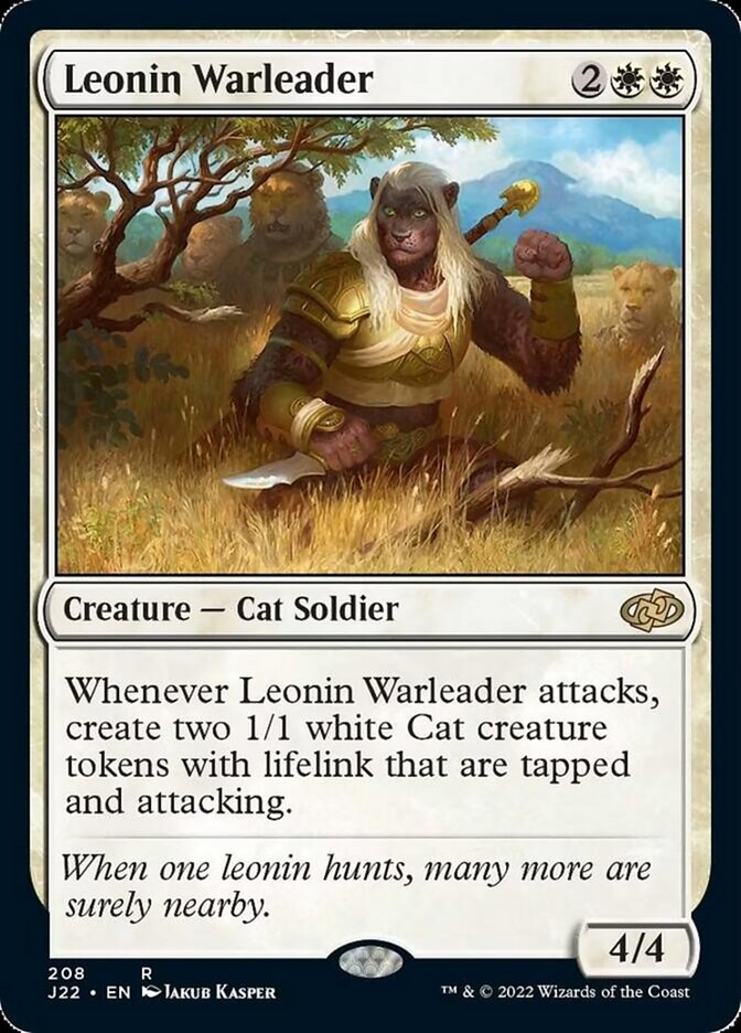 Leonin Warleader [Jumpstart 2022] | Cracking-Singles