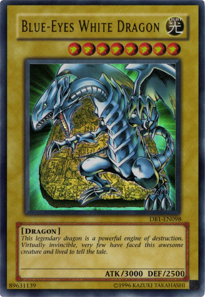 Blue-Eyes White Dragon [DB1-EN098] Ultra Rare | Cracking-Singles