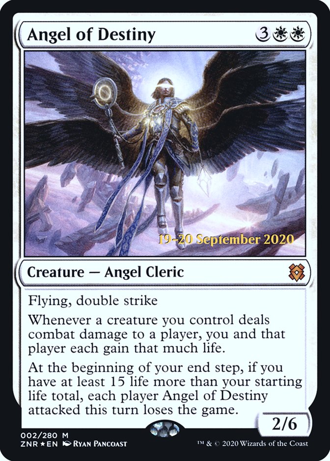 Angel of Destiny  [Zendikar Rising Prerelease Promos] | Cracking-Singles