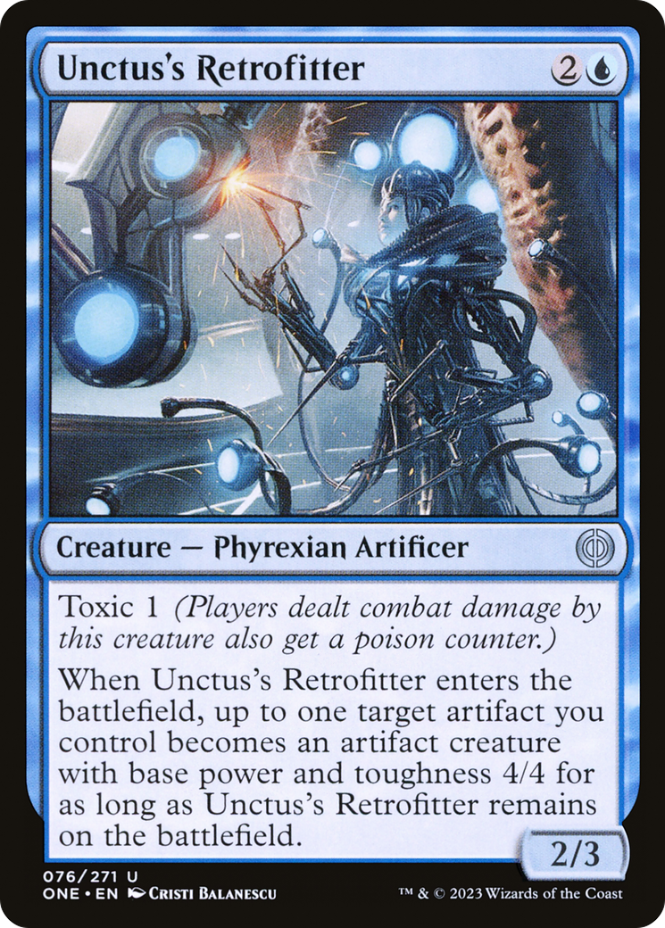 Unctus's Retrofitter [Phyrexia: All Will Be One] | Cracking-Singles