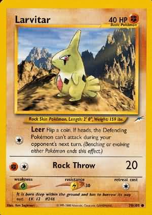 Larvitar (70/105) [Neo Destiny Unlimited] | Cracking-Singles