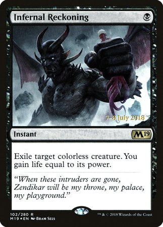 Infernal Reckoning [Core Set 2019 Promos] | Cracking-Singles