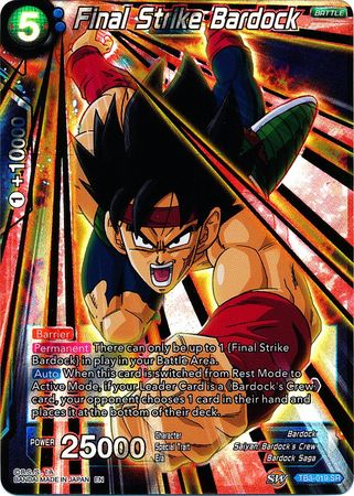 Final Strike Bardock [TB3-019] | Cracking-Singles