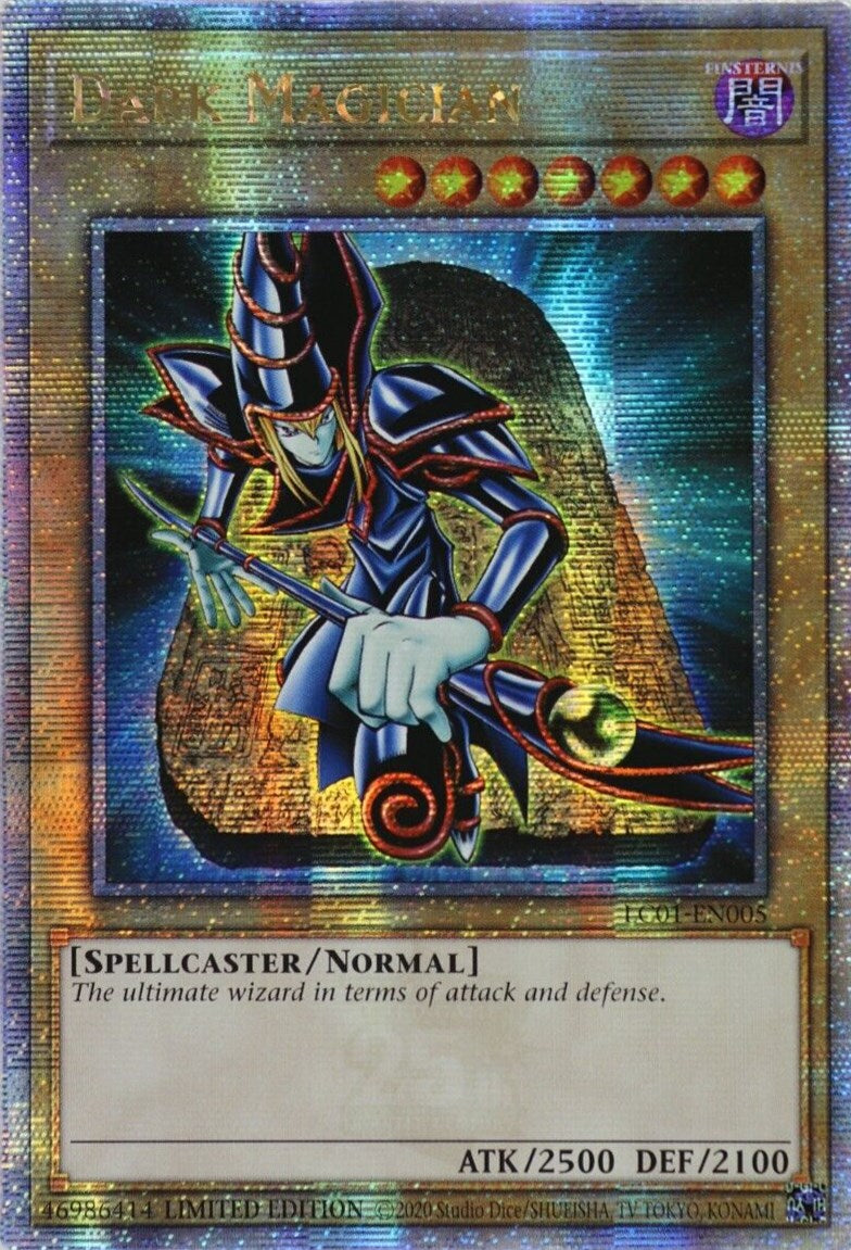 Dark Magician (25th Anniversary) [LC01-EN005] Quarter Century Secret Rare | Cracking-Singles