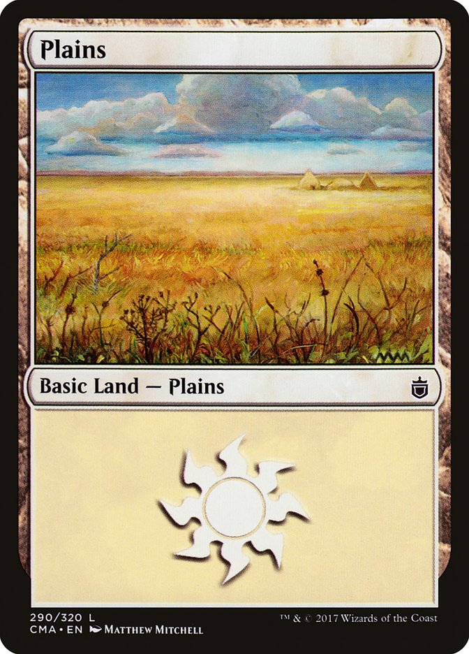 Plains (290) [Commander Anthology] | Cracking-Singles