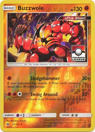 Buzzwole (77/131) (League Promo) [Sun & Moon: Forbidden Light] | Cracking-Singles