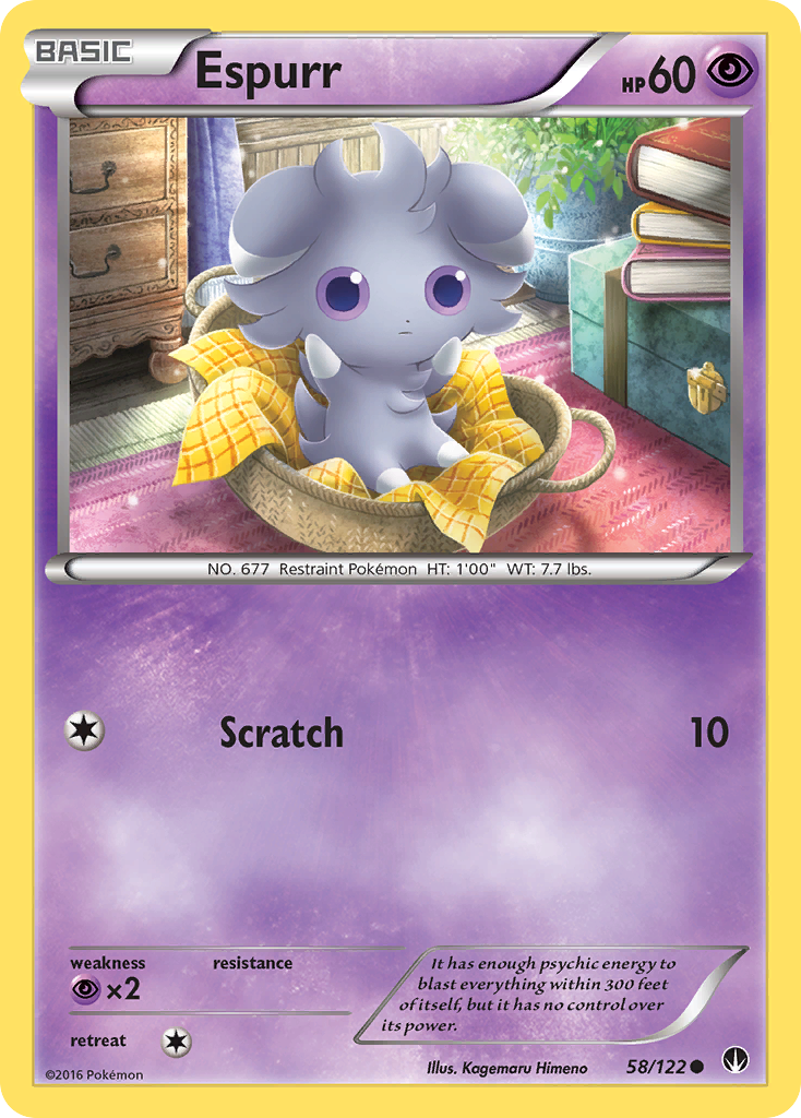 Espurr (58/122) [XY: BREAKpoint] | Cracking-Singles