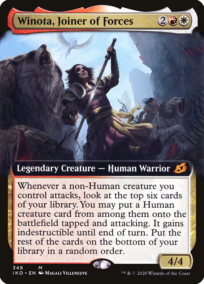 Winota, Joiner of Forces (Extended Art) [Ikoria: Lair of Behemoths] | Cracking-Singles