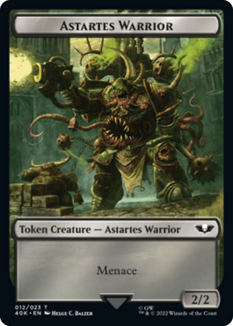 Spawn // Astartes Warrior (Surge Foil) [Universes Beyond: Warhammer 40,000 Tokens] | Cracking-Singles