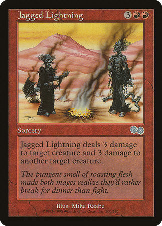 Jagged Lightning [Urza's Saga] | Cracking-Singles