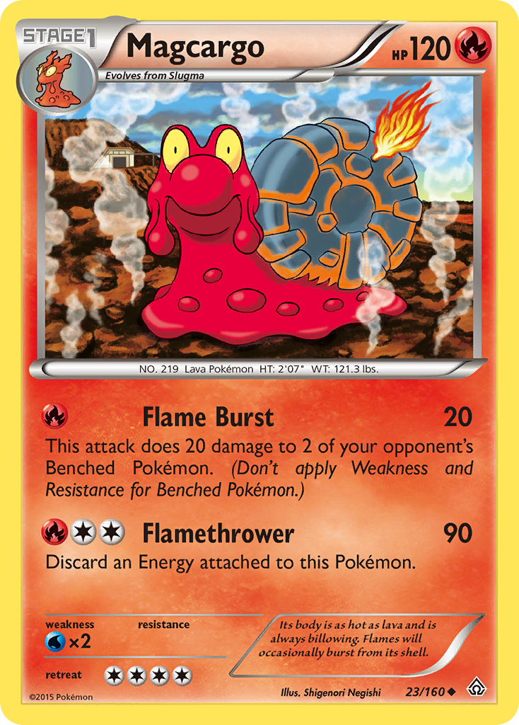 Magcargo (23/160) [XY: Primal Clash] | Cracking-Singles