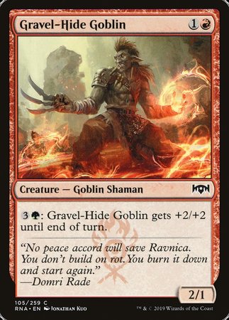 Gravel-Hide Goblin [Ravnica Allegiance] | Cracking-Singles