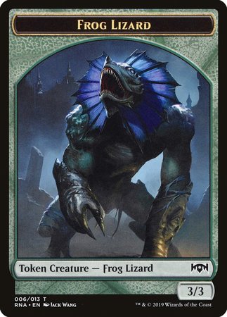 Frog Lizard Token [Ravnica Allegiance Tokens] | Cracking-Singles