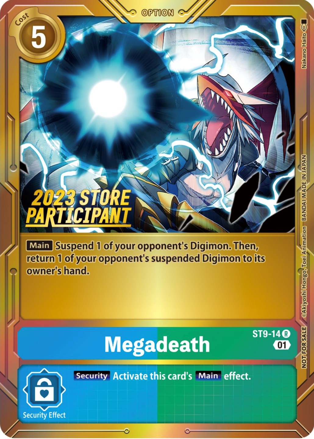 Megadeath [ST9-14] (2023 Store Participant) [Starter Deck: Ultimate Ancient Dragon Promos] | Cracking-Singles