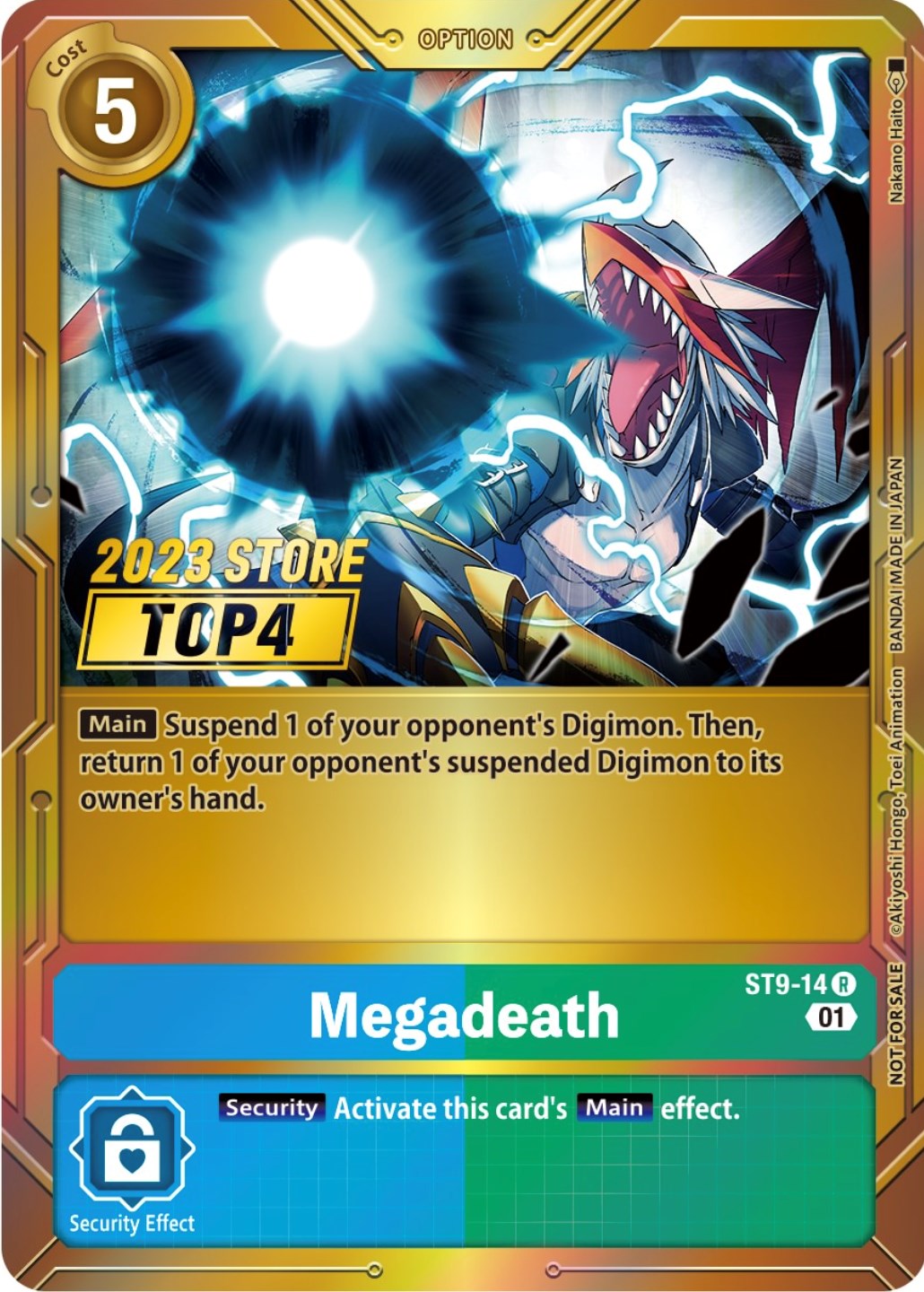 Megadeath [ST9-14] (2023 Store Top 4) [Starter Deck: Ultimate Ancient Dragon Promos] | Cracking-Singles