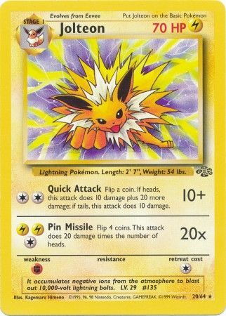 Jolteon (20/64) [Jungle Unlimited] | Cracking-Singles