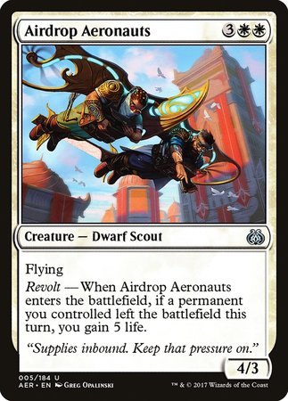 Airdrop Aeronauts [Aether Revolt] | Cracking-Singles